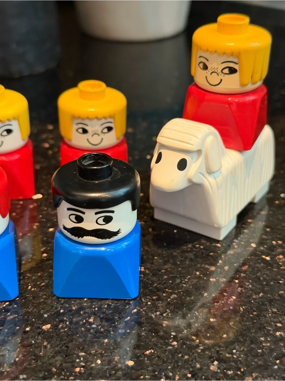 Vintage Lego Duplo Figures (9) - 1970s/1980s